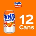 thumbnail image 5 of Fanta Zero Sugar Orange Soda Pop Fridge Pack Cans, 12 fl oz, 12 pack, 5 of 14