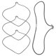 thumbnail image 1 of IDEANATEGRATE 4Ud Para Basureros Domésticos Con Ajuste Elástico Para Evitar Desplazamiento De Bolsas, 1 of 8