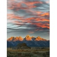 thumbnail image 2 of Jones, Adam 19x24 Gold Ornate Wood Framed with Double Matting Museum Art Print Titled - Historical Moulton barn at sunrise-Grand Teton National Park-Wyoming, 2 of 4