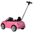 thumbnail image 3 of Best Ride On Cars Fiat 500 Push Car White Stroller, 3 of 5