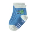 thumbnail image 5 of KEXE Boys Socks Infant Baby Cute Car Truck Pattern Anti Slip Crew Socks Non Skid Socks for Home（1-3 Years）, 5 of 6