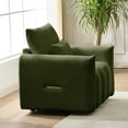 thumbnail image 4 of Dreamzie 38.1" Green Teddy Sofa，Easy to Assemble in 20 Minutes for Living Room and Chatting, 4 of 8