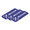 Blue, variant on Mechanic 1 x 3" Name Tag/Badge, White, (3 Pack)