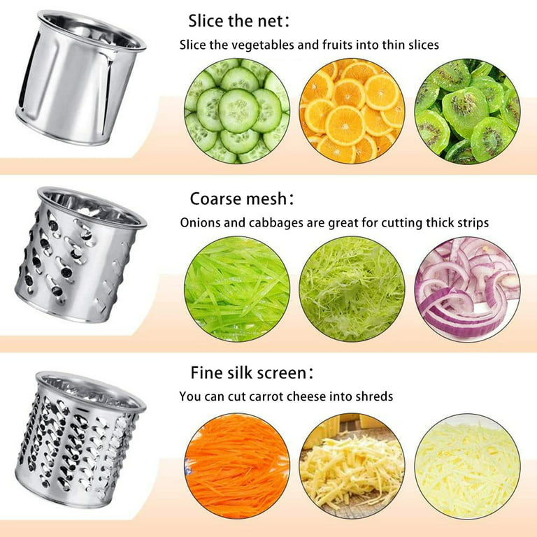Gdrtwwh Slicer Shredder Attachment for KitchenAid Stand Mixer, Vegetable  Chopper Cheese Grater Salad Cutter Accessories – BigaMart