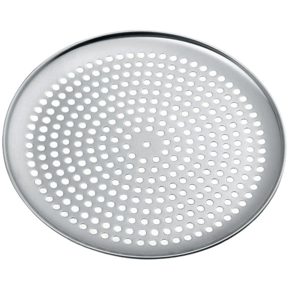 WEAVILUX Aluminum Pizza Pan with Small Holes for Even Heat Distribution Home Bake