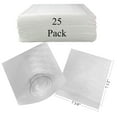 thumbnail image 6 of uBoxes 7-3/8"x7-1/2" White Foam Pouches for Cups (25 Pack) Protect Dishes, 6 of 7