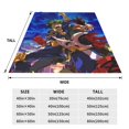 thumbnail image 4 of My Hero Academia Izuku Midoriya Throw Blanket Couch Bed Sofa Soft Lightweight Warm Cozy Flannel Fleece Bed Blanket For Kids Adults Gift Multiple Sizes Available 60"X50", 4 of 8