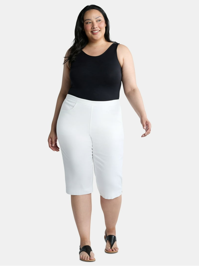 JMS Just My Size by Hanes Women's Plus Size Pull On Pocket