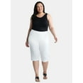 thumbnail image 2 of JMS Just My Size by Hanes Women's Plus Size Pull On 2 Pocket Stretch Capri, Sizes 0X-4X, 2 of 4