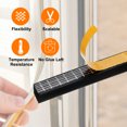 thumbnail image 5 of Uxcell Weather Stripping 7/25" x 1/6" 16.5ft Length Self-Adhesive High Density Door Seal Strip for Door Window, 5 of 7