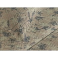 thumbnail image 3 of Ambesonne Floral Quilted Coverlet 3 Pcs, Simplistic Flower Hand-Drawn, King Size, Sand Brown and Dark Blue Grey, 3 of 4