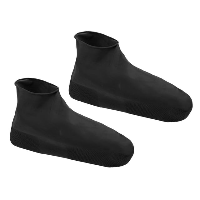 Cubiertas desechables shamjiam Botas Impermeables Antideslizantes Negro S