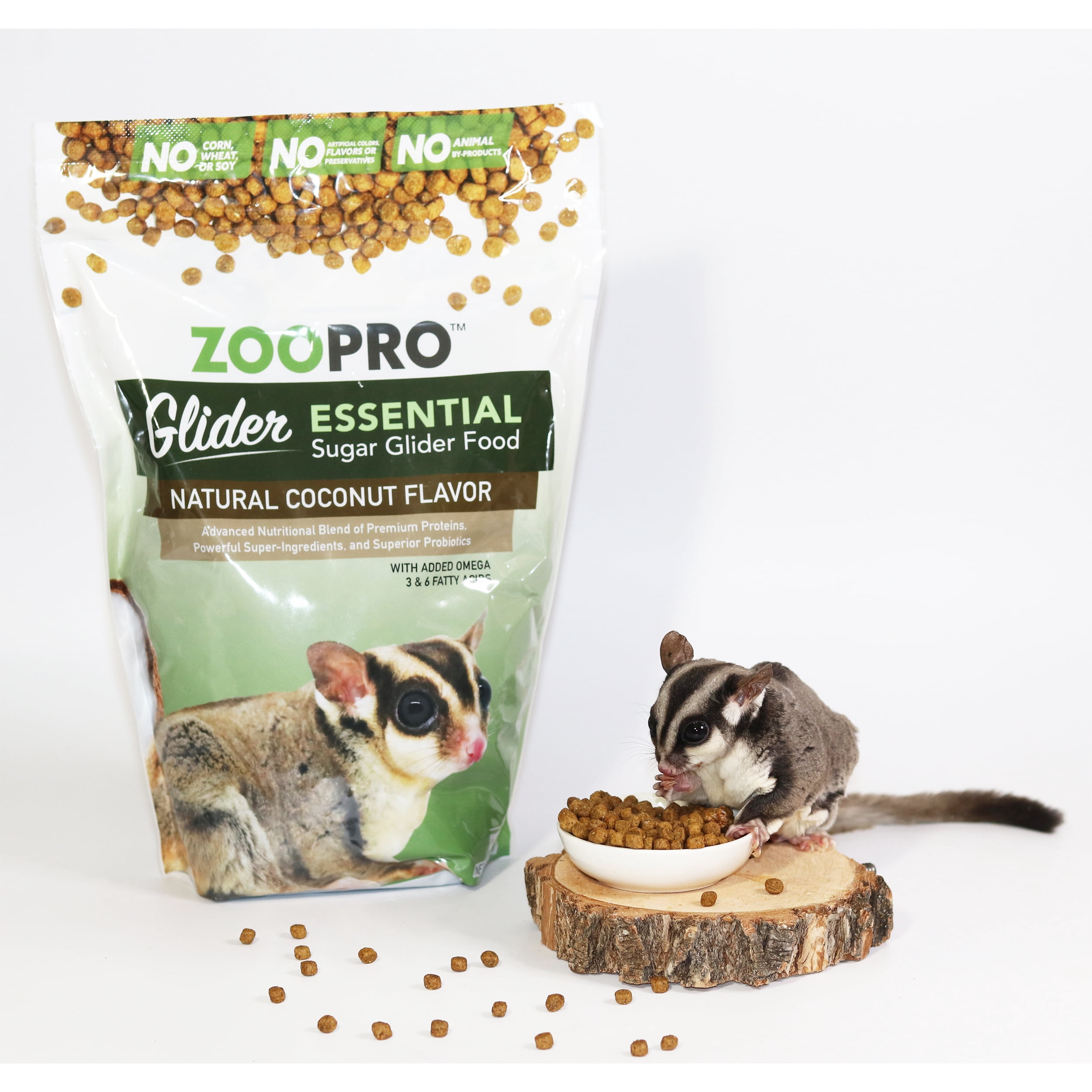 Exotic Nutrition Glider Essential Starter Package - ZooPro Glider Essential & ZooPro Garden Fresh Re-Hydrate