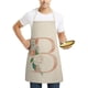 thumbnail image 4 of Delantal De Lino Con Letras Inglesas De La Serie Rose Para Adultos Y Niños Delantal De Cocina Antimanchas, 4 of 5