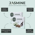thumbnail image 6 of Jasmine Backflow Incense Cones - Total 20 Incense Cones Waterfall - Dual Pack of 10 Incense Backflow Cones - Waterfall Incense Cones - Incense Waterfall Cones, 6 of 10