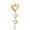 A, variant on BOBOMOTI Heart Ornaments Valentine's Day Romantic Heart Shape Ornament Decorations Xmas Valentines Day Wedding Anniversary Party Home Decor