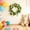 Green C, variant on AuroraX Spring Wreaths for All Seasons,Wall Small Bedroom Decor Green