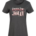 thumbnail image 3 of Instant Message - Christmas - Feelin' Jolly - Women's Any Way Dress, 3 of 6