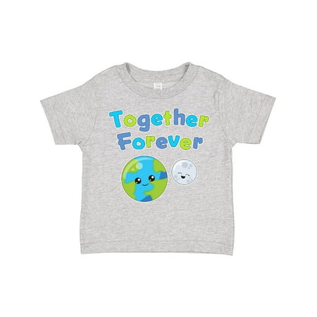 

Inktastic Together Forever-Earth and Moon Gift Toddler Boy or Toddler Girl T-Shirt