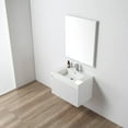 thumbnail image 6 of 30" Freestanding Bathroom Vanity with Sink & LED Mirror - Matte White, 6 of 9