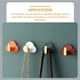thumbnail image 3 of 4 Pcs Hook up Plastic Key Hooks Hat Hanger Punching-Free Hooks C, 3 of 5