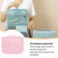 thumbnail image 3 of Advancent Bolsa de almacenamiento Saco de maquillaje Bolsa de Mano de obra fina Multicolor Suministros de viaje multipropósito de larga duración Almacenamiento y organización del hogar Rosado Advancent HA077537-01, 3 of 6