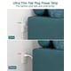 thumbnail image 2 of Power Strip BSRDyb, enchufe plano de 5 pies y 6 enchufes, soporte de pared, blanco, 2 of 8