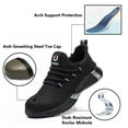 thumbnail image 4 of AUXDIQ Work Shoes Men Women Breathable Steel Toe Cap Industrial Trainers Lightweight Construction Sneakers Sport Shoes, 4 of 6