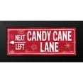thumbnail image 2 of Pela Studio 24x12 Black Modern Framed Museum Art Print Titled - Christmas Signs VII, 2 of 5