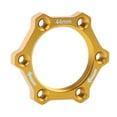 thumbnail image 2 of Bike Threaded Front/Rear Hub Aluminium Alloy Rotor Flange Adapter Washer - Golden, Golden, 2 of 7
