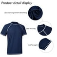 thumbnail image 4 of Men's short-sleeved loose sunscreen clothes UPF50+outdoor sports sunscreen clothes Men's surfing clothes Swimming clothes, 4 of 5