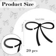 thumbnail image 3 of 20Pack Black Bow Drink Markers, Acrylic Drink Tags Bow themed Party Favors Coquette Wine Glass Tags Charms for Birthday Wedding Bridal Cocktail Party Decorations, 3 of 7