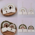 thumbnail image 2 of DIY Rope Rainbow Tapestry Wall Hanging Handmade Weaving Ornament Kids Room Decor 5045, 2 of 4