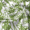 thumbnail image 5 of Ambesonne Irish Window Valance, Entangled Clover Leaves, 54" X 12", Cream Green, 5 of 5