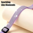 thumbnail image 3 of Mumup Rhinestone Cat Collar Breakaway, Soft Velvet Cat Collars with Bell, Adjustable Comfortable Cats Collar, 7.5-12.5 Inch for Cat, Kittens and Puppies, 3 of 7