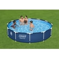 Coleman Steel Pro 12 ft. x 33 in. Round Metal Frame Above Ground Pool