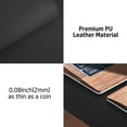 Aothia Leather Desk Pad Protector ,Mouse Pad,Office Desk Mat,23.6" x 13