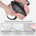 thumbnail image 3 of Fotbe Beige Flowers Bolsa de Almuerzo con Estampado, Lonchera Aislada, Contenedores de Comida Reutilizables Tipo Cooler a Prueba de Fugas, 3 of 7