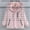 Pink, variant on dazeni Girls Fashion Rain Jackets 2-in-1 Waterproof Coat Fleece Lined Hood Raincoat with Pockets Winter Warm Outwear for Kids