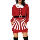 thumbnail image 3 of Sudadera con capucha y bolsillo hasta la rodilla con capucha para mujer europea y americana de Navidad, 3 of 5