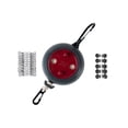 thumbnail image 2 of Abbracc Corde à Linge de Camping Portable Sans Perçage Légère Réglable Rouge 8m avec Pince, 2 of 7