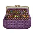 thumbnail image 1 of ID 8308 Sequin Coin Purse Patch Hand Bag Fashion Embroidered Iron On Applique, 1 of 1