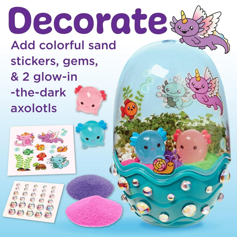 Creativity for Kids Mini Garden Axolotl: STEM Arts and Crafts for