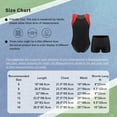 thumbnail image 7 of RUNQHUI Kids Boys Gymnastics Leotards And Shorts Set Dancewear Gym Workout Ballet Dance Outfits Red&Black 6, 7 of 7