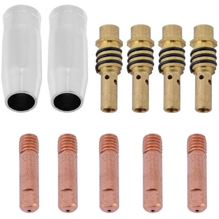 

FENG11Pcs Contact Nozzle Tip Holder 15AK MIG Welding Torch Nozzle Contact Tips Holder Kit Welding Torch Accessory for MB15 15AK MIG Welding Torch-240810