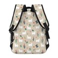 thumbnail image 4 of Balery Cute Alpaca Mochila Escolar Impresa, Mochila Ligera para Viajes Casual, Mochila Duradera y Cómoda Multifuncional, Mochila para Laptop-One Size, 4 of 5