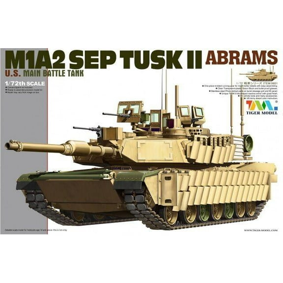 Tiger Model 1/72 9601  US M1A2 SEP TUSKII ABRAMS Main Battle Tank