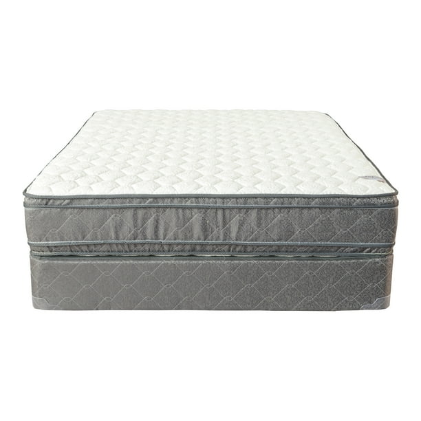GOWTUN 12Inch Foam Encased Double Pillow Top Medium Plush