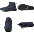 thumbnail image 2 of Women Men Winter Snow Boots Barefoot Shoes Warm Fur Lined Minimalist Wide Toe Box Zipper Closure Non Slip Chelsea Ankle Boots, 2 of 10