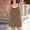 *Brown, variant on Women's Linen Backless Spaghetti Strap Romper with Pockets,Solid Color Casual Short Jumpsuit Purple,Women's Plus XXL